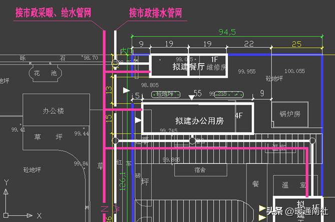 给排水、强弱电、采暖、消防等基本示图讲解